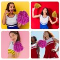 thumbnail image 5 of unbranded 9Ud Pom Poms Cheerleader Multi Perfectos Para Equipos De Anima Y Recreativos, 5 of 5