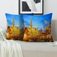 thumbnail image 2 of LALILO Throw Pillow Covers Traditional Christmas Vienna Winter Cushion Cover 18" x 18", 2 Pack, 2 of 6