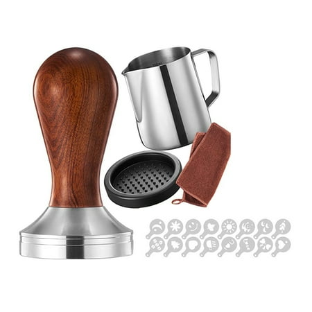 

Espresso Tamper Set 51MM Tamper Frothing Pitcher Barista Tamper Set