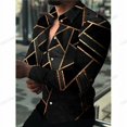thumbnail image 1 of Camisas hawaianas de manga larga para hombre, camisas de moda, blusas de estilo europeo de lujo, blusas de playa doradas, ropa para hombre, camisas Voion para hombre, 1 of 6