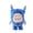 Blue, variant on Oddbods Plush Toys Mini Figurines, 7 Inch Soft Stuffed Dolls with Cute Expressions, Safe PP Cotton Filling for Preschool Kids