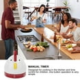 thumbnail image 5 of NUOLUX 1Pcs Analog Kitchen Timer Rooster Crowing Design for Cooking and Time Reminder in Home Use, 5 of 8
