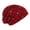 Red, variant on Xysaqa Turbans Beanie Cap Headwraps for Women Rhinestone Pearl India Muslim Ruffle Chemo Hat Headwear Head Wraps (1PC)