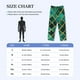 thumbnail image 4 of Balery Green Mosaic Glass Pantalones de pijama para hombre, pijama ultraligero, pantalón de descanso-Medium, 4 of 6