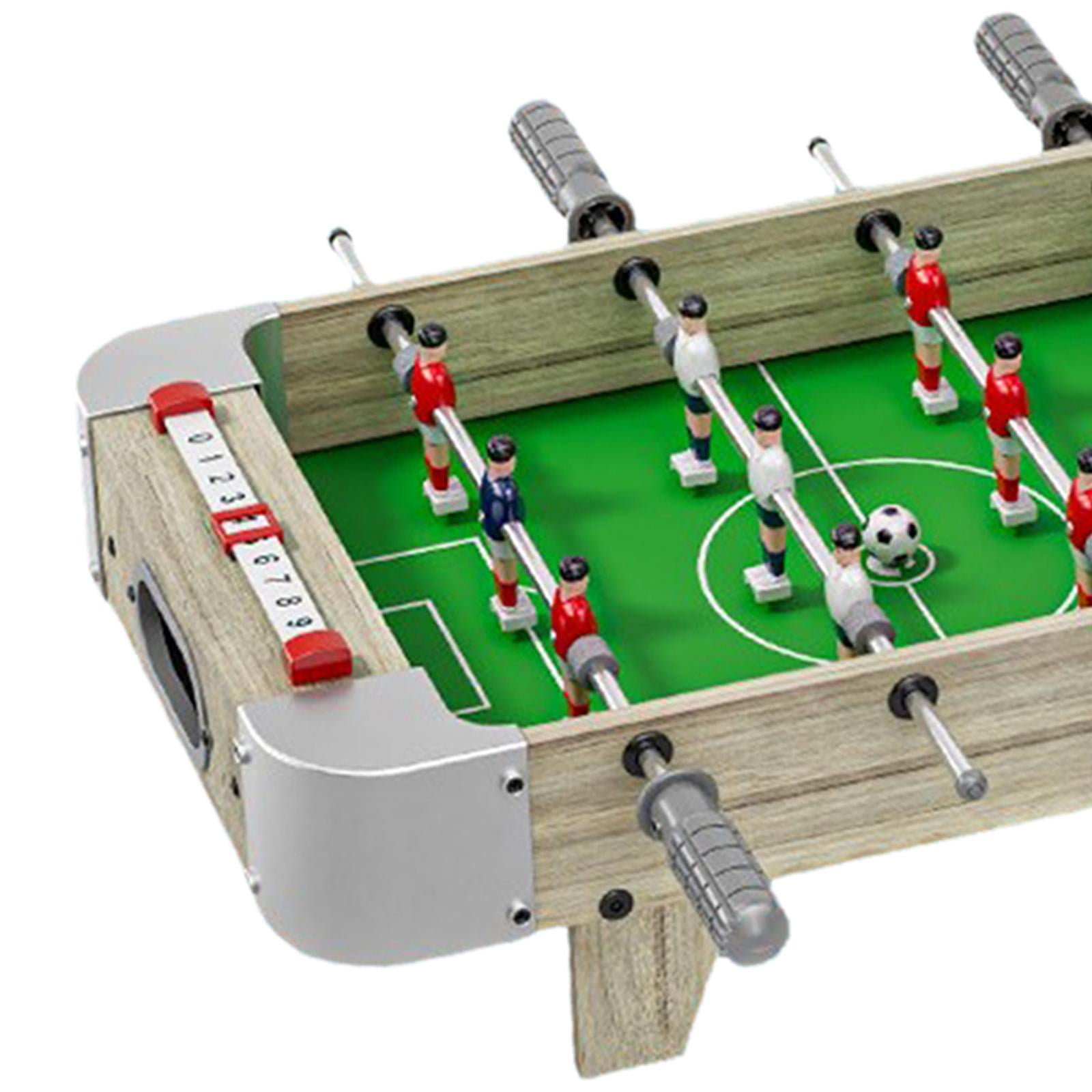 Mini Soccer Foosball Board Game Developmental Toy Portable Two for Indoor Adults 53cm
