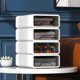 thumbnail image 3 of Stackable Plastic Organizer Box for Desktop, Office Storage, 3 of 5