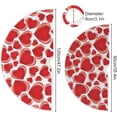 thumbnail image 3 of GZHJMY Beautiful Red Love Heart1 Christmas Tree Skirt 48" Christmas Decorations Indoor Outdoor Tree Skir for Home Holiday Party Decorations Gift, 3 of 5