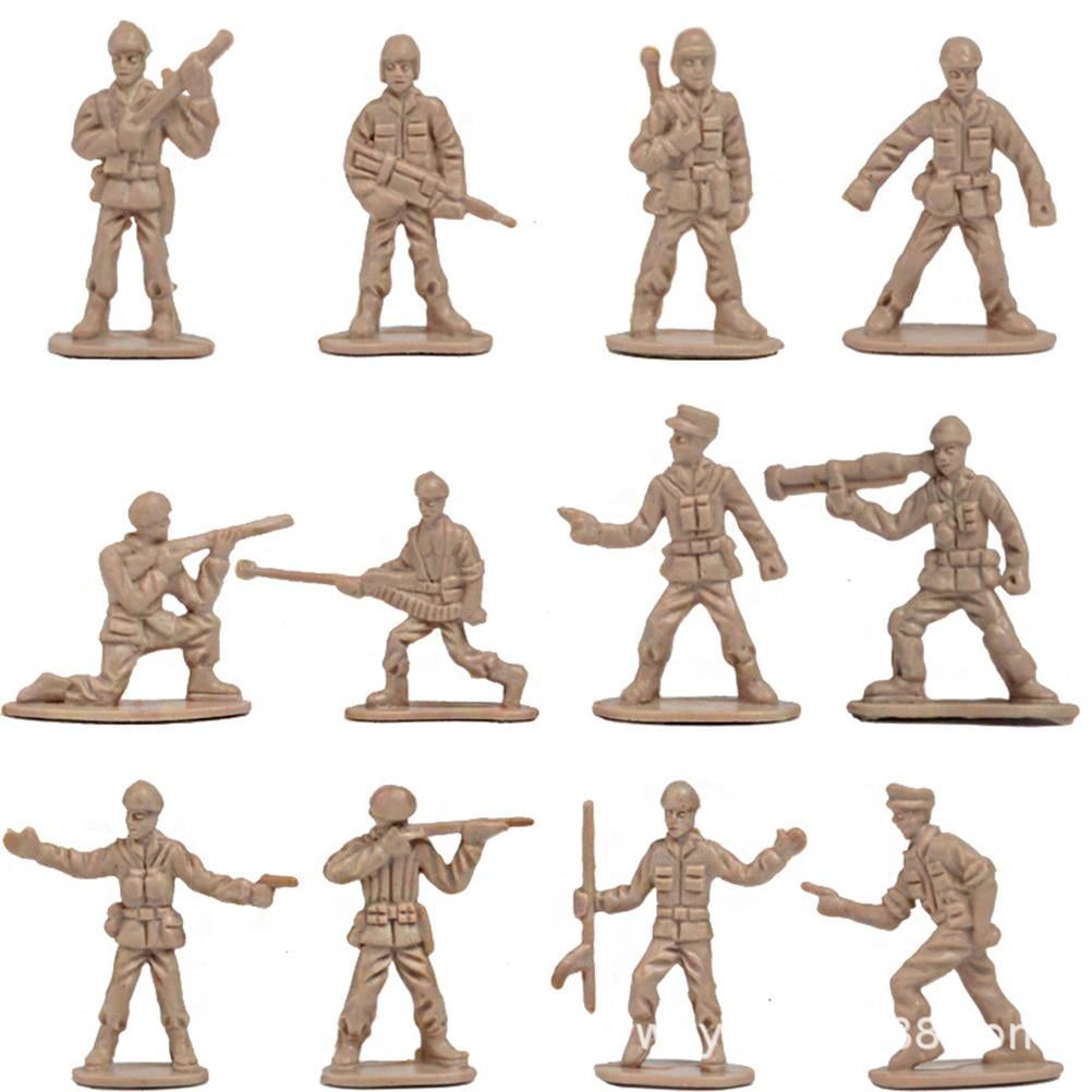 Mini Soldados De PlasticoSoldados De JugueteModelo De Escena Del EjercitoSoldadosFigura De AccionModelo De Escena Del EjercitoMini Soldados De PlasticoJuguete ANGGREK Universal Bodega Aurrera en linea