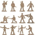 thumbnail image 4 of Figura de acción de soldados, modelo de escena del ejército, Mini soldados de plástico, juguete para niños, 4 of 6