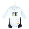 thumbnail image 2 of Hudson Baby 2 Cotton Long Sleeve Bodysuits and Pant Set, Preemie - 24 Months, 2 of 5