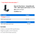 thumbnail image 2 of Mass Air Flow Sensor - Compatible with 1998 - 2005 Toyota Land Cruiser 4.7L V8 1999 2000 2001 2002 2003 2004, 2 of 2