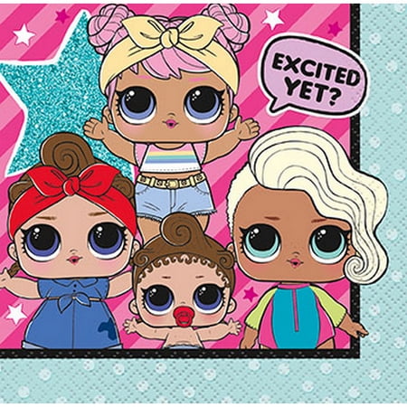 LOL Surprise Beverage Napkins (16)