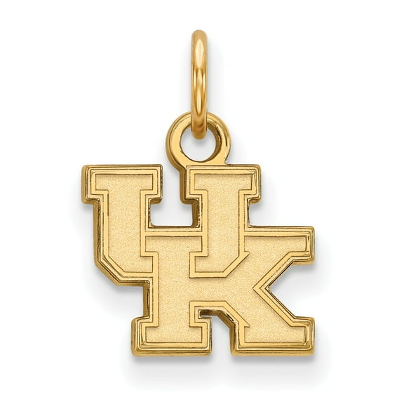 Real 10kt Yellow Goldy LogoArt University of Kentucky XS Pendant; for Adults and Teens; for Women and Men