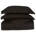 thumbnail image 2 of Egyptian Cotton 650 Thread Count Solid Duvet Cover Set  Twin-Black, 2 of 2