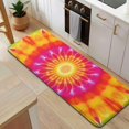 thumbnail image 5 of Colorful Tie Dye Mandala Pattern Kitchen Rug Mat,Kitchen Runner Rugs Non Skid Washable,Decorative Kitchen Floor Mats for Kitchen,Sink,Laundry,17"x47.2", 5 of 7