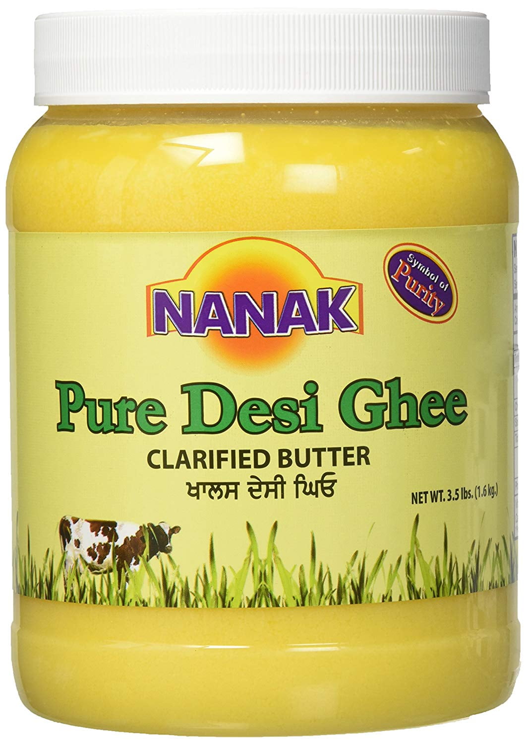 Nanak Pure Desi Ghee, Clarified Butter, 56Ounce Jar