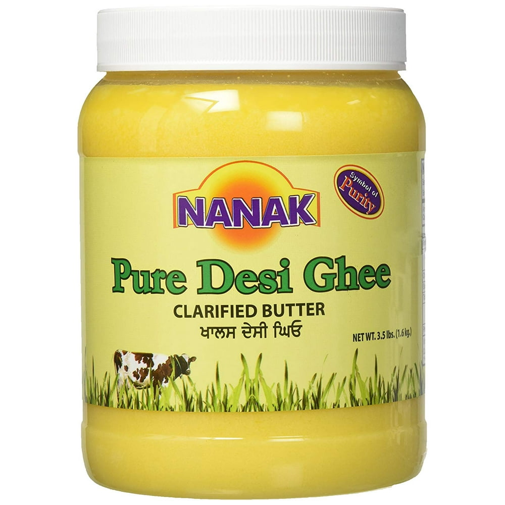 Nanak Pure Desi Ghee, Clarified Butter, 56Ounce Jar