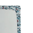 thumbnail image 3 of Ambesonne Sailor Fitted Sheet, Sailing Boats Nautical Print, Full Size, Vermilion Seafoam and Blue, 3 of 5
