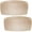 Nude, variant on Camila Paris AD66/2 French Side Comb Large Curved Tortoiseshell Hair Combs for Women Fine Hair, 4 Inch Strong Hold Hair Comb for Women Bun Chignon Up-Do Styling Girls Hair Accessories, Made in France