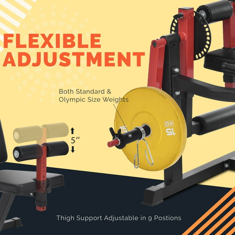 Rotary leg extension online and curl machine