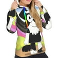 thumbnail image 5 of Lsque Bluey Pattern Casual Women's Hoodie,Hooded Sweatshirt with Kangaroo Pocket,Pullover Hoodie with Eye-catching Drawstrings-Small, 5 of 8