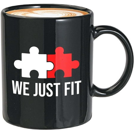 

Marriage Coffee Mug - Thanks For Feeding Saying I m Handsome - Foodie Tacos Funny Couple Wedding Married Husband Boyfriend -We Just Fit 11 Oz