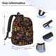 thumbnail image 5 of Easygdp Sunflower Rooster Mochila Ligera de 15 Pulgadas para Estudiantes, Mochila Cómoda para la Escuela y Viajes, Correas Ajustables, 5 of 6