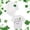 #0134-White, variant on Women's St Patrick's Day T-Shirt Lucky Irish Shamrock Clover Graphic Short Sleeve Crewneck Casual Tees Tops Gift