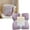 Purple, variant on Goowood Soft Bed Blanket Thick Warm Coral Velvet Plush Throw Reversible Tufted Cable Pattern Cozy Fleece Blanket for Sofa Couch and Bed