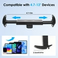 thumbnail image 3 of EEEkit Flexible Gooseneck Tablet Phone Holder, Clamp Mount for Bike, Peloton, Treadmill, Compatible with 4-13" iPad, iPhone, 3 of 9