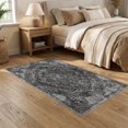 thumbnail image 2 of ODIKA 5'x7' Washable Area Rug Graffiti Ornamental Featuring Symmetrical Interlocking Animals for Small Living Room, Bedroom, Easy Care, Non-Shedding, Pet Friendly, 2 of 7