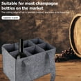 thumbnail image 4 of 6 Girds Protable Felt Wine Storage Bag with Comfortable Carry Handle Large Bottle Carrier, 4 of 7