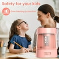 thumbnail image 4 of Deli Electric Pencil Sharpener,Suitable for No.2 Pencils Colored Pencils, USB & Battery Operated，Light Pink, 4 of 6