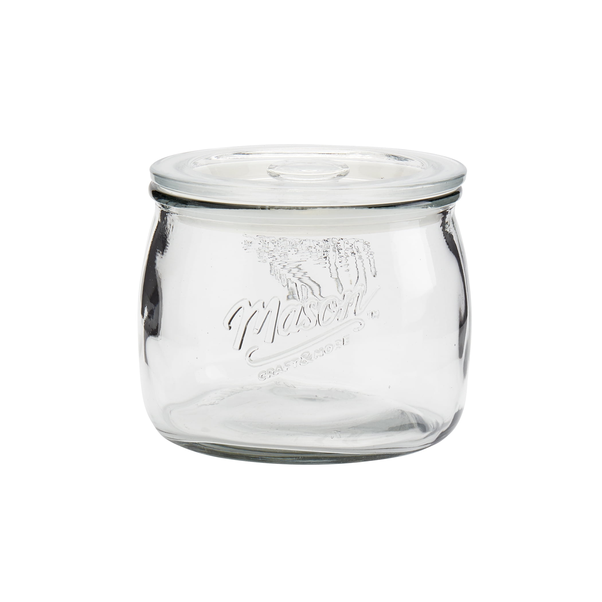 Crutello 3 Piece Airtight Glass Jars with Flip Top Lids - Kitchen