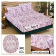 thumbnail image 5 of TiaGOC 100% Cotton Sheets for XL Size Bed - Crispy Cooling Percale Sheets - Breathable & Durable XL Sheet Set - 16 Inches Deep Pocket XL Size Sheets Lilac - 3 Pieces, 5 of 8