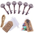 thumbnail image 4 of 50 Pcs Rustic Vintage Key Bottle Opener with Thank You Card Tag and Sheer Bag for Wedding Favor Party Favors, 4 of 5