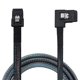 thumbnail image 1 of Cable interno Mini SAS a Mini SAS, SFF-8087 a cable SFF-8087 en ángulo izquierdo/derecho, compatible con controlador RAID o PCI, 0,8 m, 1 of 8