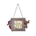 thumbnail image 1 of Decoración navideña, letrero para puerta, colgante de pared, letrero para puerta con luz LED, accesorios para fiestas de Año Nuevo, 1 of 5