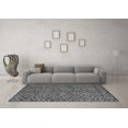 thumbnail image 3 of Ahgly Company Indoor Square Abstract Gray Modern Area Rugs, 4' Square, 3 of 4