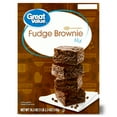 thumbnail image 2 of (6 pack) Great Value Fudge Brownie Mix, 18.3 oz Box, 2 of 11