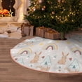thumbnail image 5 of Sikiie Animals In Tribe Nativity Christmas Tree Skirt, Jesus Christian Winter Holiday Tree Mat Decoration(30-48IN)30", 5 of 6