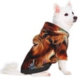 thumbnail image 2 of Balery Countryside Colorful Floral Cow Sudadera con Capucha para Perros Pequeños – Ropa para Mascotas, Disfraz para Perros y Gatos, Ideal para Fiestas y Cosplay-Medium, 2 of 7