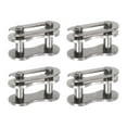 thumbnail image 1 of Conector de cadena Uxcell 4Pack Master Link Roller de acero inoxidable de 8 mm de paso para cadena 05B, 1 of 6