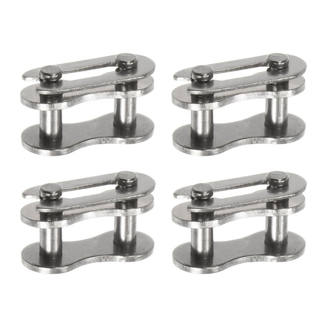 Conector de cadena Uxcell 4Pack Master Link Roller de acero inoxidable de 8 mm de paso para cadena 05B