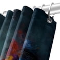 thumbnail image 5 of Butterfly Waterproof Printed Shower Curtain Set with Hooks - Bathroom Decoration - Curtain Sets, 5 of 6