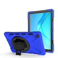 thumbnail image 1 of Pour Huawei Mediapad M5 10.8 Étui de Protection en Silicone Coloré Antichoc + Pc avec Support et Sangle de Main, 1 of 4