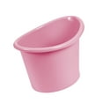 thumbnail image 1 of Cubo de baño,Cubo de baño Bañera Bañera,Bañera portátil con asiento para sentarse y sumergirse,Cubo de bañera para bañera infantil,Cubo de bañera Cubo de ducha rosa, 1 of 8