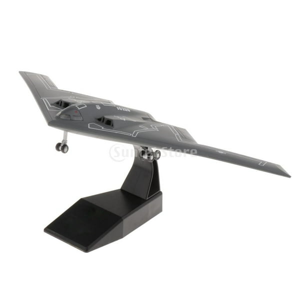 1: 200 B-2 Fighter Attacker Plane Metal Toy Model Diecast Plane Model Toy, Coffee Bar Home Display Decor