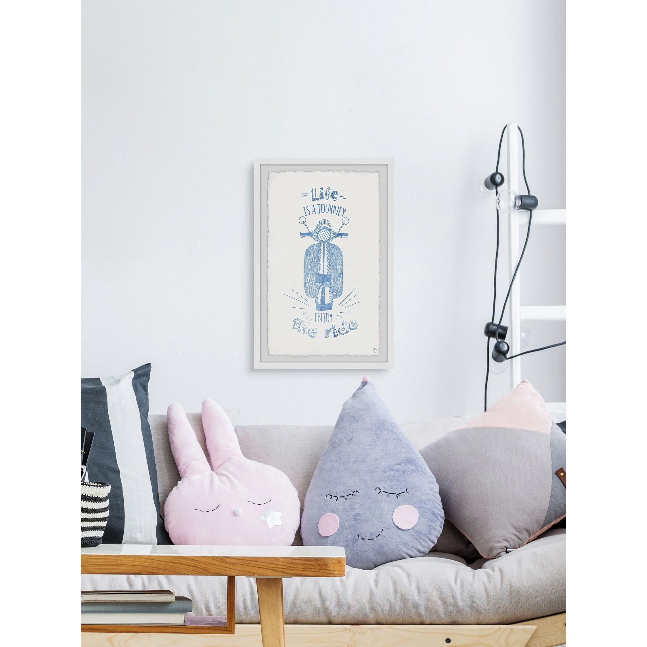 Marmont Hill Life Is a Journey, Enjoy the Ride Framed Wall Art