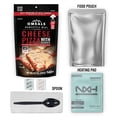 thumbnail image 5 of OMEALS 6 Pack Cheese Pizza w/Sauce MRE, Sustainable Premium Outdoor Food, Perfect for Travelers, Emergency Supplies, 5 of 5